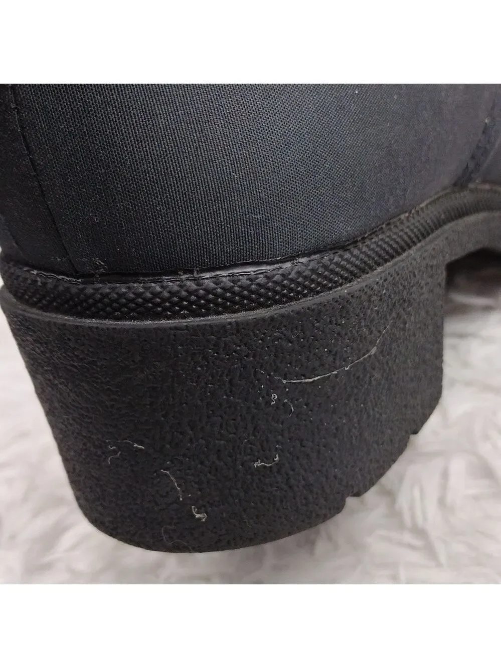 Toe Warmers Canada Made Grey Almond Toe Lace Up Low Heel Waterproof Ankle Boot